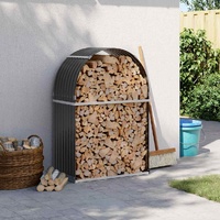 Log Holder Anthracite 80x45x120 cm Galvanised Steel