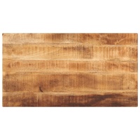 Table Top 120x60x2.5 cm Rectangular Solid Wood Rough Mango