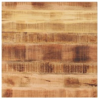 Table Top 80x80x2.5 cm Square Solid Wood Rough Mango
