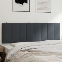 Headboard Cushion Dark Grey 152 cm Queen Velvet