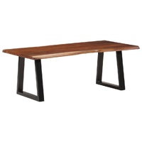 Coffee Table Honey Brown 110x55x40 cm Solid Wood Acacia