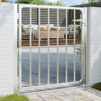 Garden Gate 100x95 cm Stainless Steel