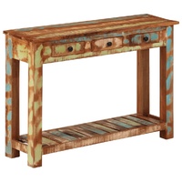 Console Table 110x30x76 cm Solid Wood Reclaimed