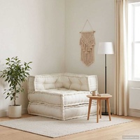 Modular Sofa Unit Cream 70x70x54 Fabric