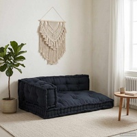 Pallet Sofa Cushion 3 pcs Anthracite 120 x 80 x 38 cm Fabric