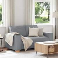 2-Seater Sofa Light Grey 160x78x84 cm Fabric