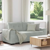 Loveseat Sofa Light Grey 180x77x82 cm Velvet