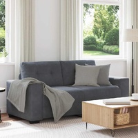 Loveseat Sofa Dark Grey 180x77x82 cm Velvet