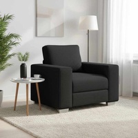 Sofa Chair Black 100 cm Fabric
