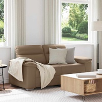 2-Seater Sofa Cappuccino 160x81x84 cm Faux Leather