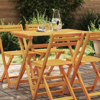 Garden Table Folding Brown 90 x 55 x 75 cm Solid Acacia Wood