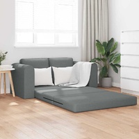 Sofa Bed Dark grey 148 x 71 x 83 cm Fabric