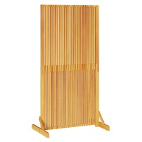 Privacy Screen Brown 79,5 x 50 x 150 cm Solid Acacia Wood