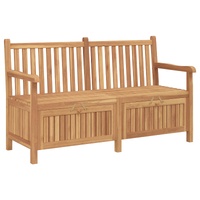 Garden Bench with Storage 150 x 60 x 90 cm Solid Teak Wood