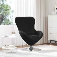 Egg Chair Black 63 x 73 x 90 cm Velvet