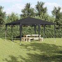 Party Tent Anthracite 400 x 400 x 266 cm Polyethylene and Steel