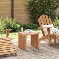 Garden Side Table Brown 45 x 42,5 x 45 cm Solid Teak Wood