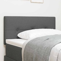 Headboard Height Adjustable Manual Dark grey 100 cm Fabric