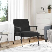 Armchair Black 59 x 75 x 78 cm Velvet