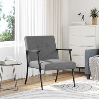 Armchair Dark Grey Fabric
