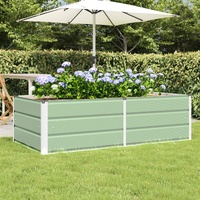 Planter Green 160 x 80 x 45 cm Steel