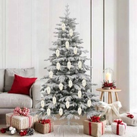 Christmas Pine Cone Ball 40 pcs Champagne Plastic