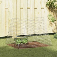 Rabbit Cage Silver 110 x 100 x 85 cm Galvanised Steel