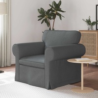 Sofa Dark Grey 95 x 82 x 80 cm Fabric