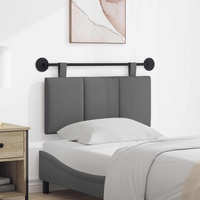 Hanging Headboard Dark Grey Fabric