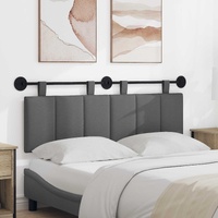 Hanging Headboard Dark Grey Fabric
