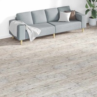 Flooring Planks 18 pcs Grey 5.26 m² PVC