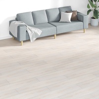 Flooring Planks 18 pcs White 5.26 m² PVC