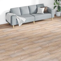 Flooring Planks 18 pcs Brown 5.26 m² PVC