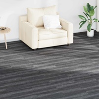 Flooring Planks 36 pcs Black and White 5,02 m² PVC