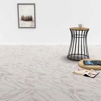 Flooring Planks 5.11 m² 55 pcs PVC White Marble