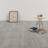 Flooring Planks 5.11 m² 55 pcs PVC Dark Grey Melange