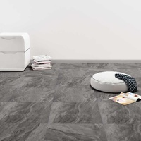 Flooring Planks 5.11 m² 55 pcs PVC Black and White