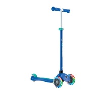 Globber PRIMO PLUS with Lights - Navy Blue/ Emerald Green