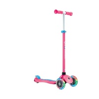 Globber PRIMO PLUS with Lights - Fuchsia Pink / Sky Blue