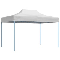 Professional Folding Party Tent 280x410x315 cm Steel White