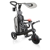 Globber EXPLORER Trike 4in1 DELUXE PLAY -Black/Grey