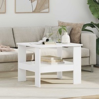 Coffee Table White 57 x 55 x 45 cm Engineered Wood
