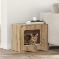 Cat House Artisian Oak 51 x 30 x 42.5 cm Engineered Wood