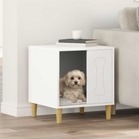 Dog House White 44 x 42 x 49 cm Engineered Wood