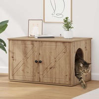 Cat House Artisian Oak 85 x 55 x 50 cm Engineered Wood
