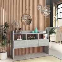 Sideboard Concrete Grey 105x30x70 cm Engineered Wood
