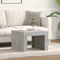 Coffee Table Concrete Grey 50x50x35 cm Engineered Wood