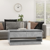 Coffee Table Concrete Grey 102.5x55x44 cm Engineered Wood