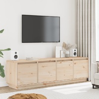 TV Cabinet 156x37x45 cm Solid Wood Pine