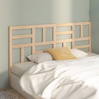 Bed Headboard 186x4x104 cm Solid Wood Pine